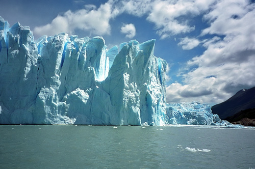 Glacier Moreno seen from Brazo Rico