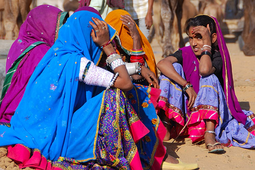 Rajasthan girls in Pushkar