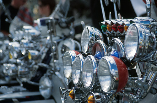 Mods bikes straight from Quadrophenia