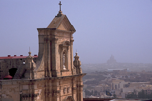 View from the 17th century citadel in Gozo