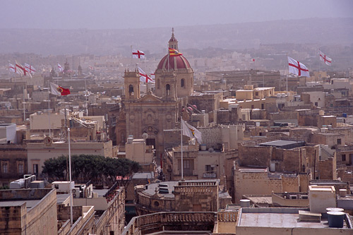 View of Victoria in Gozo
