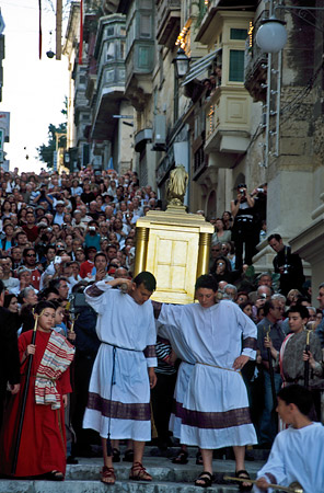 Easter procession in Valletta