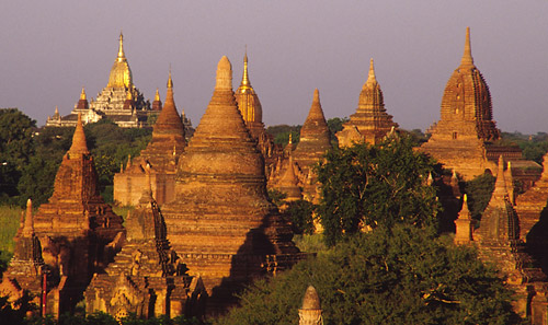 Bagan landscape littered with payas