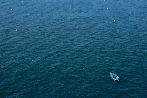 Naples small fishing boat