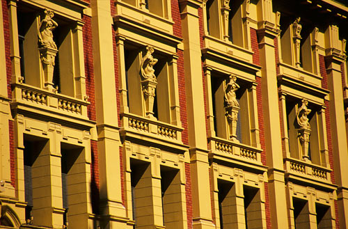 Oslo Architecture at sunset