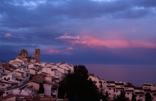 Altea sunset after storm