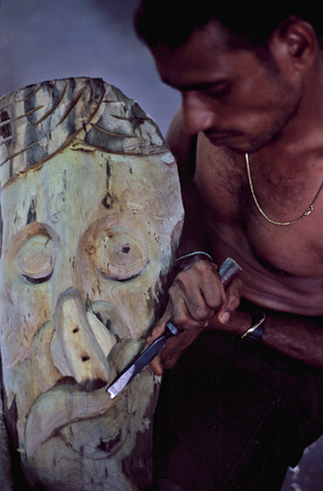Mask Carver of Ambalangoda