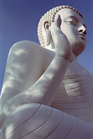 Sitting Buddha in Mihintale