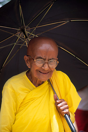 Nun in Anuradhapura
