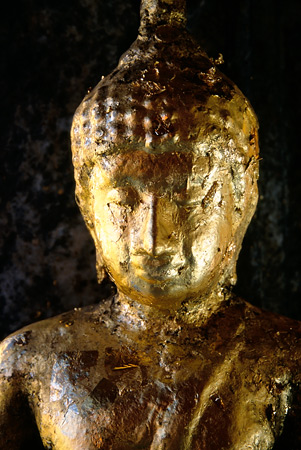 Gold leaf Buddha
