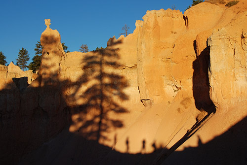 Bryce Canyon, my shadow