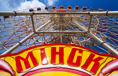 Ferris wheel in Minsk, Belarus