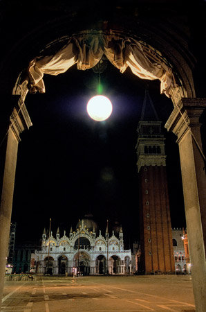 St. Marks Square at night
